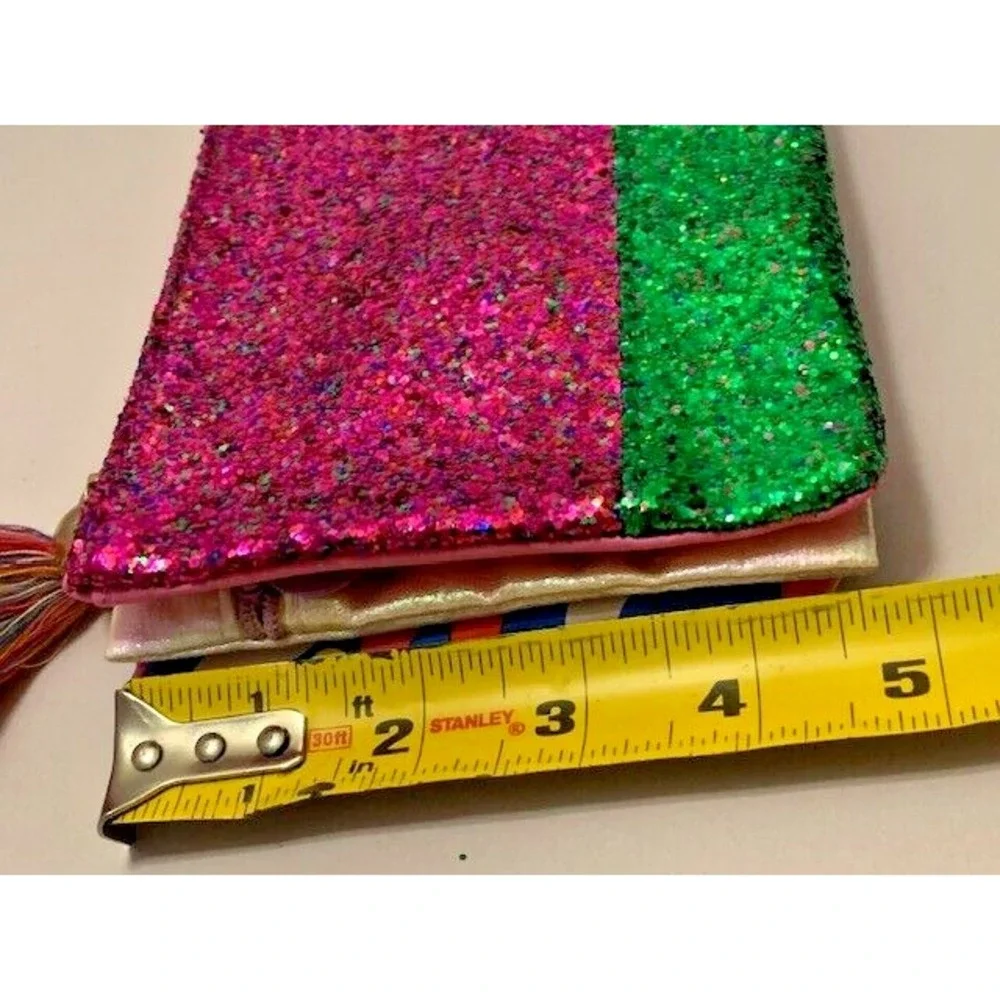 Wedding Party Glam Bag Bundle Lot of 3 PC Set Makeup IPSY Deco Sparkle Travel